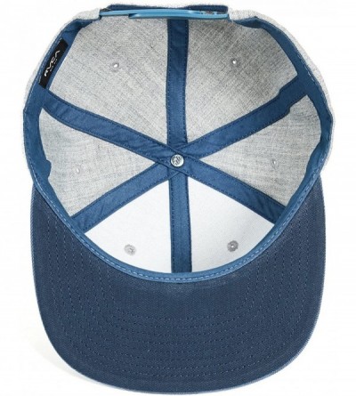 Baseball Caps Men's VA Snapback II Hat - Blue Heather - CK182Y0G5XK $29.96