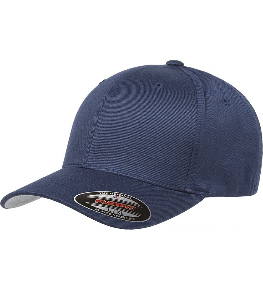 Baseball Caps Unisex Wooly Combed Twill Cap - 6277 - Navy - CE184EXRHUY $19.08