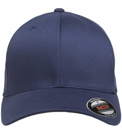 Baseball Caps Unisex Wooly Combed Twill Cap - 6277 - Navy - CE184EXRHUY $19.08