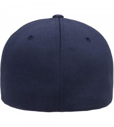 Baseball Caps Unisex Wooly Combed Twill Cap - 6277 - Navy - CE184EXRHUY $39.22
