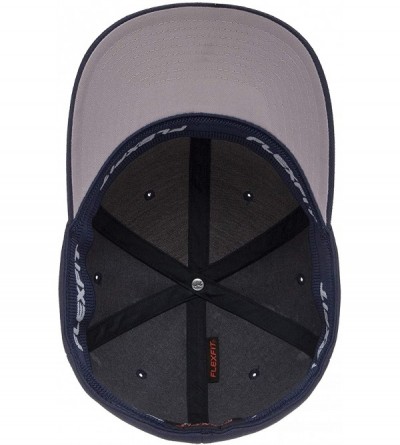 Baseball Caps Unisex Wooly Combed Twill Cap - 6277 - Navy - CE184EXRHUY $19.08