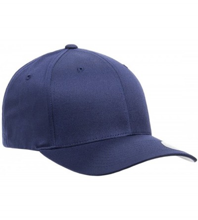 Baseball Caps Unisex Wooly Combed Twill Cap - 6277 - Navy - CE184EXRHUY $19.08