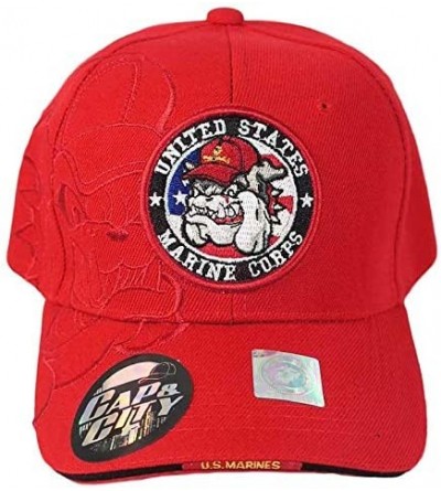 Baseball Caps The U.S. Marines Corps Official Licensed Emblem Cap - Marinedog.red - C3195XZQKY6 $16.85