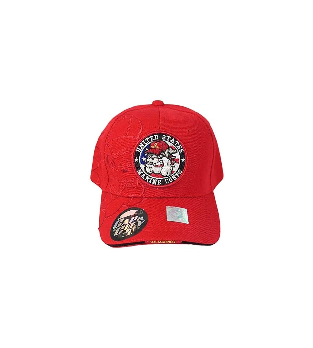 Baseball Caps The U.S. Marines Corps Official Licensed Emblem Cap - Marinedog.red - C3195XZQKY6 $16.85