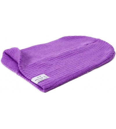 Skullies & Beanies Soft Ribbed Slouchy Beanie - Radiant Orchid - CU11Y94P5O1 $11.31