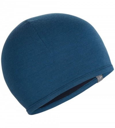 Skullies & Beanies Unisex Pocket Hat- New Zealand Merino Wool - Prussian Blue/Midnight Navy - C5189X833O0 $23.33