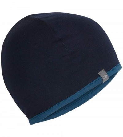 Skullies & Beanies Unisex Pocket Hat- New Zealand Merino Wool - Prussian Blue/Midnight Navy - C5189X833O0 $23.33