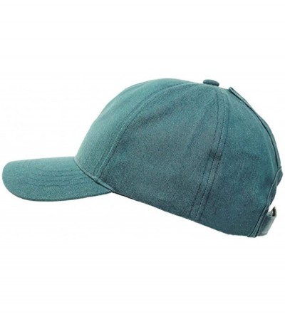 Bucket Hats Messy Buns Damaged Denim Fabric with Ponytail Baseball Cap for Women Men (Light Blue Cowboy) - CF18ECOQMUK $10.03