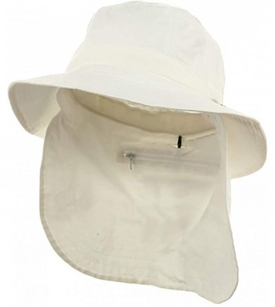 Sun Hats UV 45+ Extreme Vacationer Flap Hat-White w16s49e - C1111C76RUT $41.01