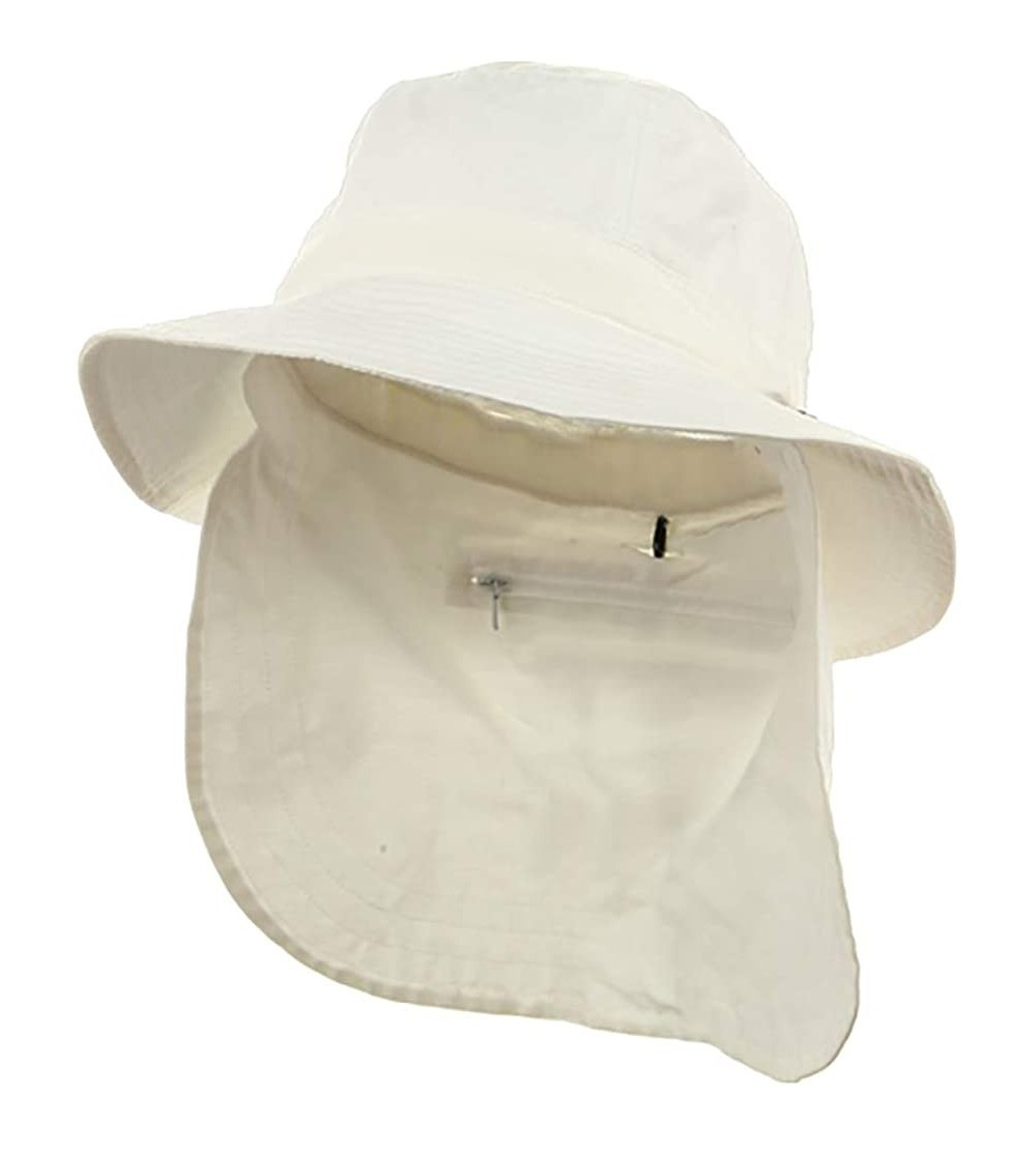Sun Hats UV 45+ Extreme Vacationer Flap Hat-White w16s49e - C1111C76RUT $41.01