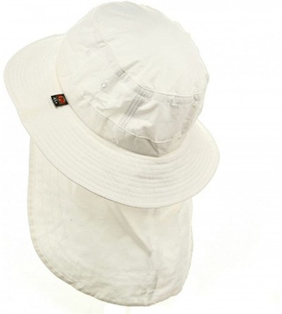 Sun Hats UV 45+ Extreme Vacationer Flap Hat-White w16s49e - C1111C76RUT $41.01
