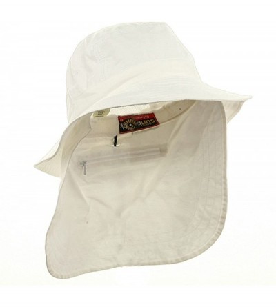 Sun Hats UV 45+ Extreme Vacationer Flap Hat-White w16s49e - C1111C76RUT $41.01