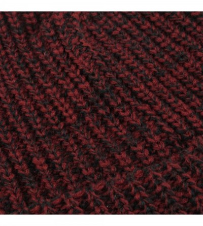 Skullies & Beanies Women Beanie Hats-Winter Warm Cable Skully Ski Knit Hat for Teen Girls - 01-red - CM12O638U16 $10.45