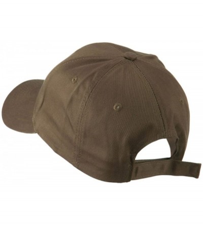 Baseball Caps Fly Fishing Man Outline Embroidered Cap - Brown - CF11GI71IP7 $20.75