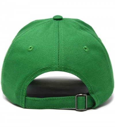 Baseball Caps Cute Ducky Soft Baseball Cap Dad Hat - Kelly Green - CZ18LZ7YNG3 $13.12