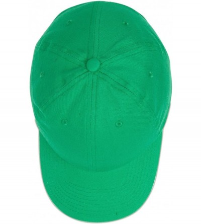 Baseball Caps Cute Ducky Soft Baseball Cap Dad Hat - Kelly Green - CZ18LZ7YNG3 $13.12