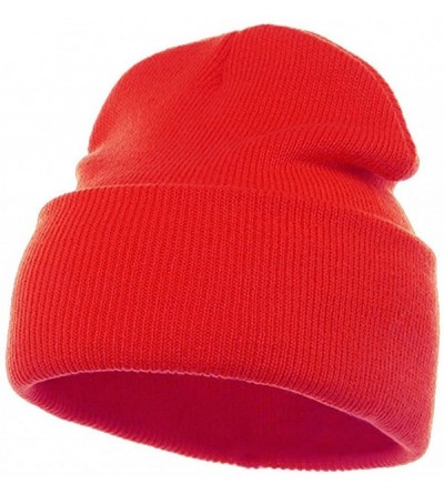 Skullies & Beanies Long Beanie - Red - C9119FMN8EB $8.18