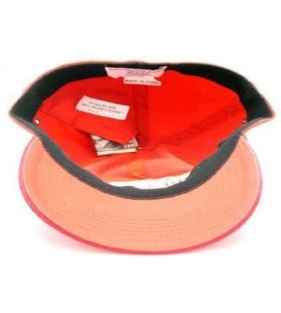 Baseball Caps Cigar Logo Hat with Secret Pocket Closed Back Deluxe - Red - CE115MXDCZR $17.80