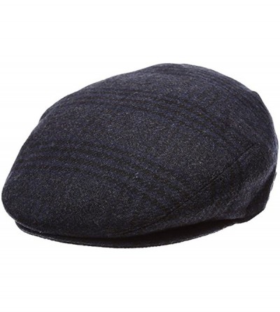 Skullies & Beanies Men's Premium Wool Blend Classic Flat IVY newsboy Collection Hat - 2363-navy - CT12NEO7H6Y $18.53
