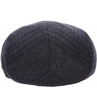 Skullies & Beanies Men's Premium Wool Blend Classic Flat IVY newsboy Collection Hat - 2363-navy - CT12NEO7H6Y $18.53
