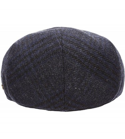 Skullies & Beanies Men's Premium Wool Blend Classic Flat IVY newsboy Collection Hat - 2363-navy - CT12NEO7H6Y $18.53