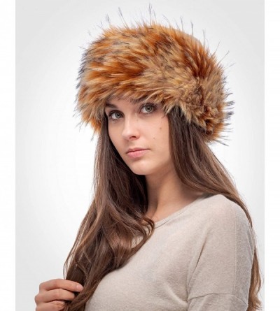 Bomber Hats Faux Fur Trimmed Winter Hat for Women - Classy Russian Hat with Fleece - Beige - Partridge - CD192L8NO9K $18.85