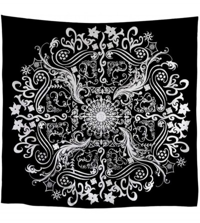 Headbands Single Side Print Mandala Bandana Square Handkerchief Girl Wrap - Mandala - C0197UWY6CH $23.30