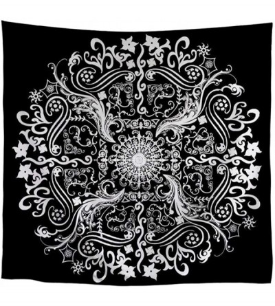 Headbands Single Side Print Mandala Bandana Square Handkerchief Girl Wrap - Mandala - C0197UWY6CH $15.32