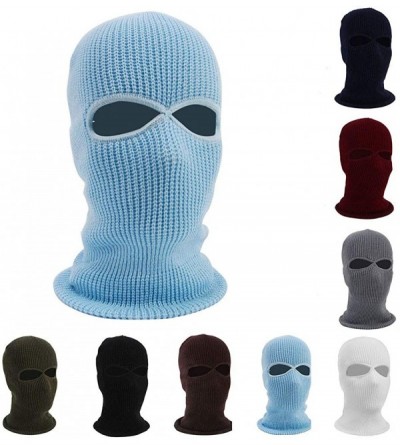 Skullies & Beanies Unisex Thermal Hat Liner Skull Cap Beanie with Ear Covers Ultimate Helmet 2 Hole - Coffee - CD18QOIS6QM $9.92