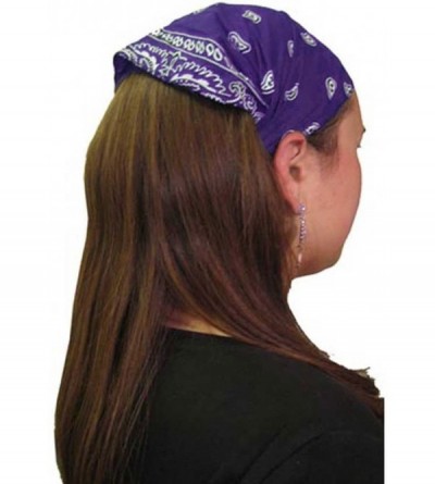 Headbands Paisley Bandana Headbands-5 PC with Wire Headband-Hair Accessories-Christmas Gifts - Dark - CN128CYC8LB $11.99