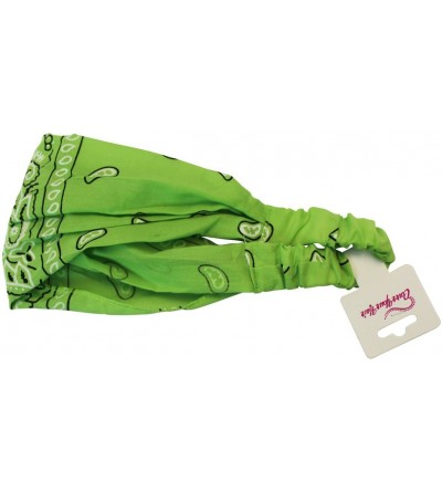 Headbands Paisley Bandana Headbands-5 PC with Wire Headband-Hair Accessories-Christmas Gifts - Dark - CN128CYC8LB $11.99