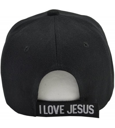 Baseball Caps Man of Faith Baseball Hat Black-One Size Fits Most - C411I11PLKV $13.88