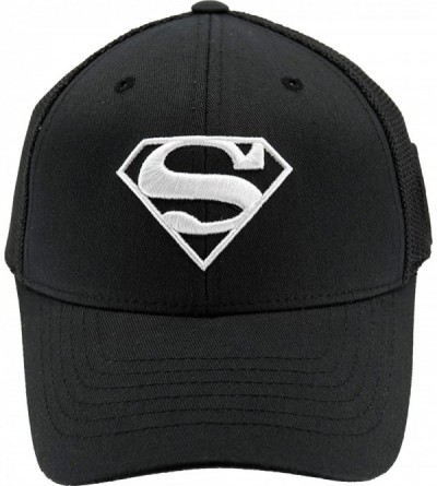 Baseball Caps Justice League Superman Flexfit Breathable Mesh Fitted Stretch Fit Baseball Ball Cap Trucker Hat Korean Made - ...