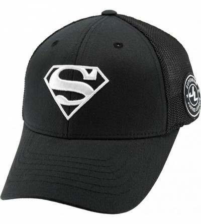 Baseball Caps Justice League Superman Flexfit Breathable Mesh Fitted Stretch Fit Baseball Ball Cap Trucker Hat Korean Made - ...