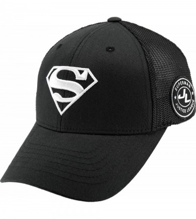 Baseball Caps Justice League Superman Flexfit Breathable Mesh Fitted Stretch Fit Baseball Ball Cap Trucker Hat Korean Made - ...