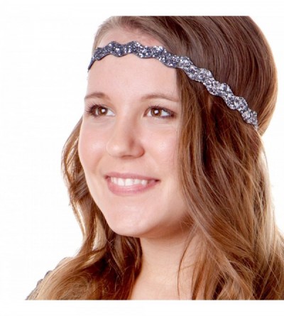 Headbands Fashion Adjustable Hairband Headbands - 5pk Gold/Black/Gunmetal/Brown/Black Fashion Pack - CH18A9EATQX $23.22