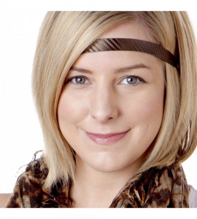 Headbands Fashion Adjustable Hairband Headbands - 5pk Gold/Black/Gunmetal/Brown/Black Fashion Pack - CH18A9EATQX $23.22