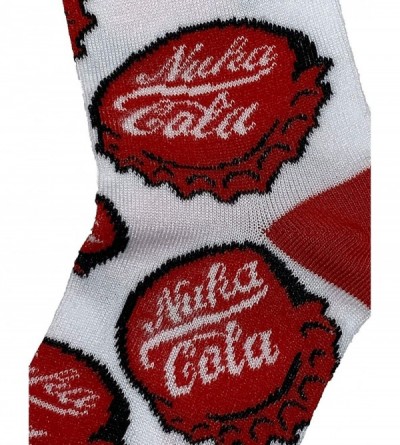 Baseball Caps Fallout Nuka Cola Baseball Cap- Crew Sock and Lanyard Gift Bundle - C718ZT88NW3 $13.71