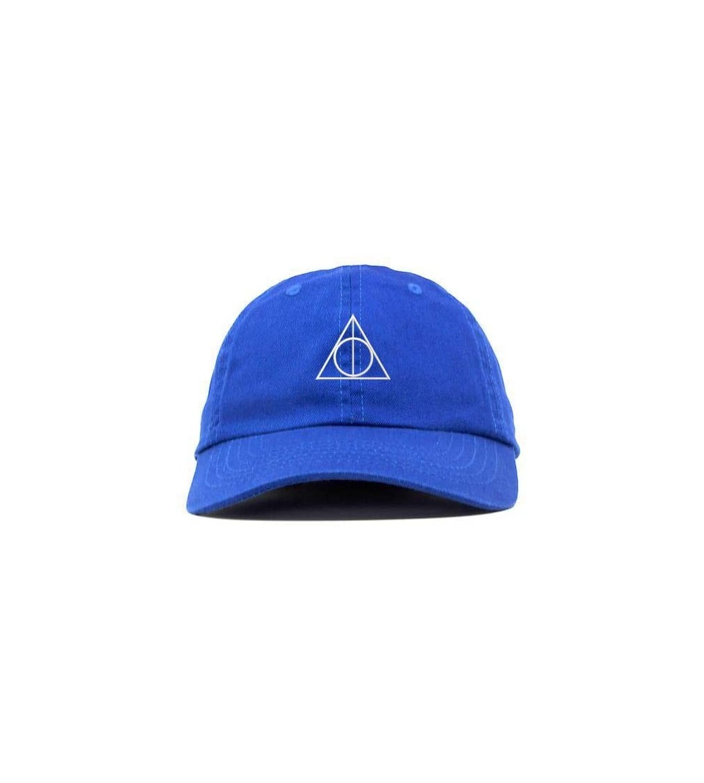 Baseball Caps Deathly Hallows Magic Logo Embroidered Soft Cotton Low Profile Cap - Vc300_royal - CK18ONDYSDW $15.71