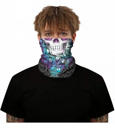 Balaclavas Face Bandana Ear Loops Face Rave Balaclava Scarf Neck Gaiters for Dust Wind UV Sun Motorcycle Mask Men and Women -...