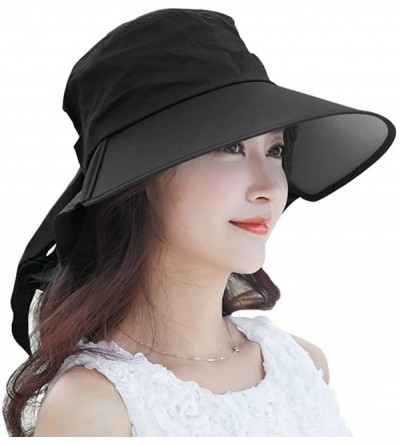 Sun Hats Women Protection Summer Cotton Drawstring - CW183WIK5DO $18.51