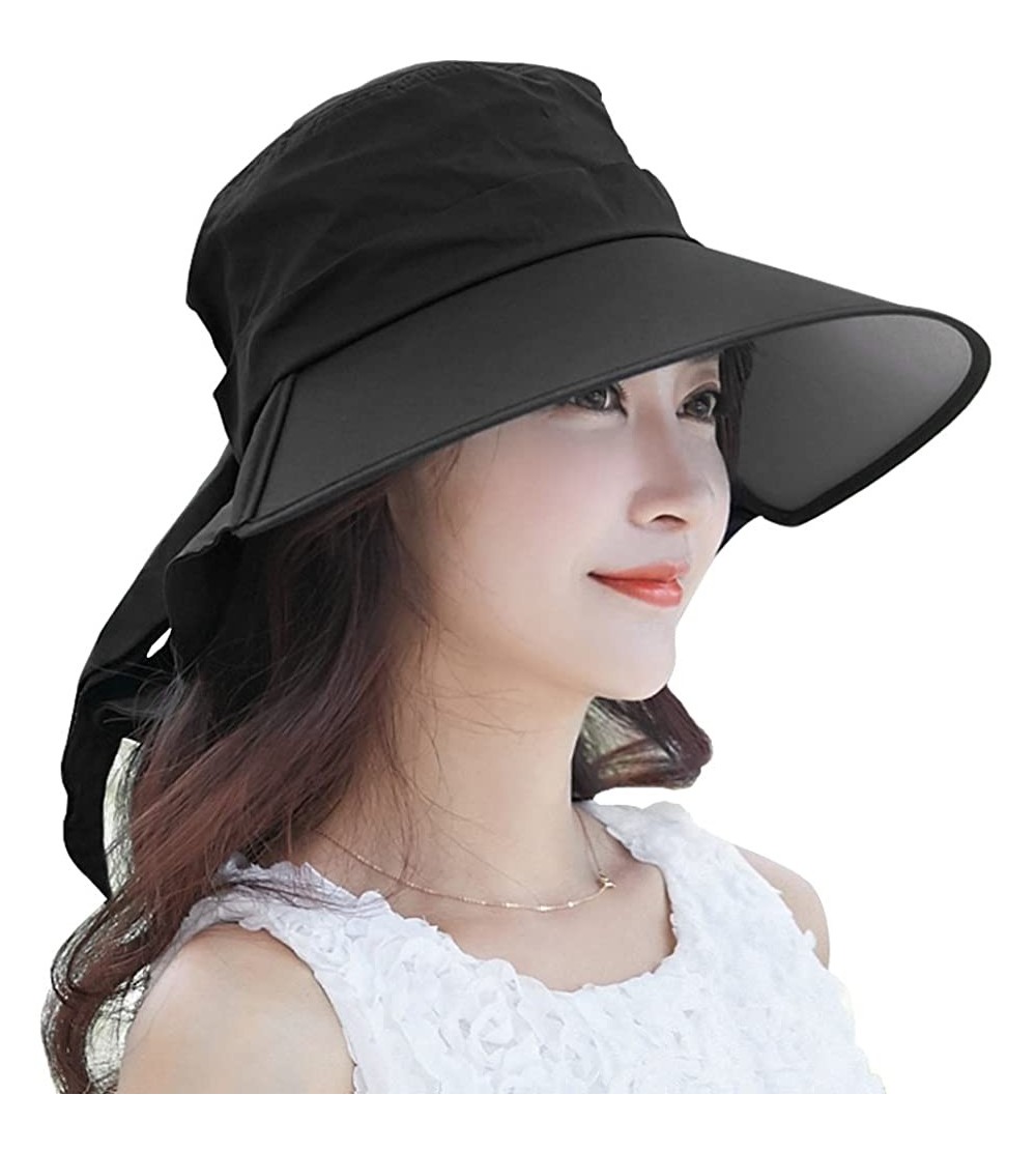 Sun Hats Women Protection Summer Cotton Drawstring - CW183WIK5DO $8.04