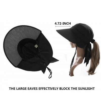 Sun Hats Women Protection Summer Cotton Drawstring - CW183WIK5DO $8.04