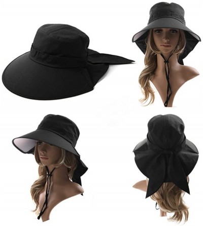 Sun Hats Women Protection Summer Cotton Drawstring - CW183WIK5DO $8.04