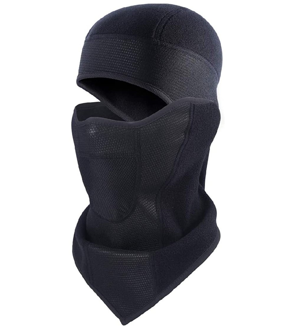 Balaclavas Balaclava Ski Mask Fleece Face Cover Neck Warmer Winter Helmet Liner Skull Beanie Hat Headband - CN18LXQO9W2 $17.28