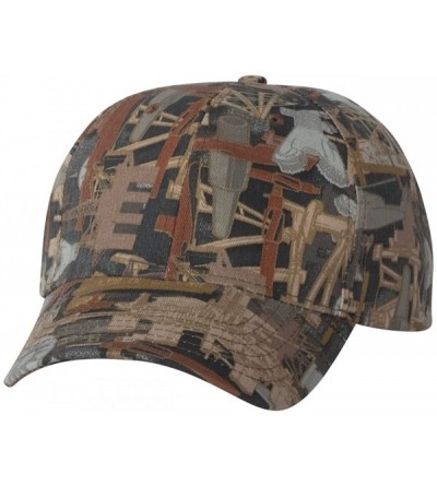 Baseball Caps OIL15 Structured Oilfield Camo Cap - Oil Field Camouflage - C011DY2NLKT $18.26