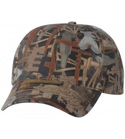 Baseball Caps OIL15 Structured Oilfield Camo Cap - Oil Field Camouflage - C011DY2NLKT $7.21