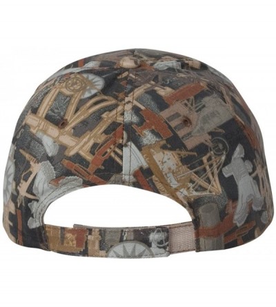 Baseball Caps OIL15 Structured Oilfield Camo Cap - Oil Field Camouflage - C011DY2NLKT $7.21