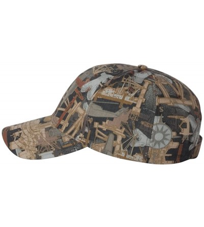 Baseball Caps OIL15 Structured Oilfield Camo Cap - Oil Field Camouflage - C011DY2NLKT $7.21