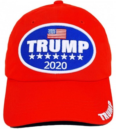 Baseball Caps Trump 2020 Keep America Great! Premium Cotton Hat KAG MAGA Campaign Baseball Cap - Usa Flag Trump 2020 - C118KS...